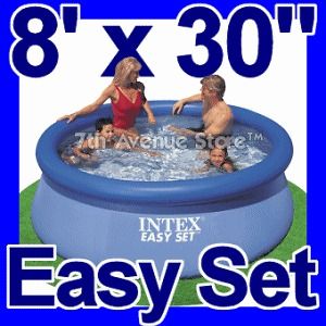   Intex Easy Set Round Above Ground Swimming Pool Inflatable Kids Kiddie