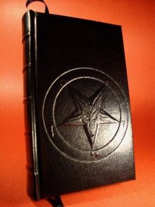   Bound The Satanic Bible by Anton lavey Church of Satan Baphomet