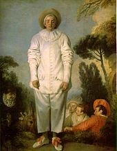 Antoine Watteau  Gilles (or Pierrot) and Four Other Characters of 