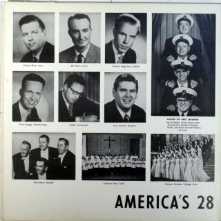 Word Records Americas 28 Favorite Hymns LP USA Word VG+/G+
