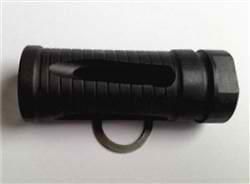 METAL Flash Hider   14mm   CCW Threads   Black   Airsoft Rifle Parts