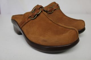 New Womens Ariat Western Clogs with Rings Russett Reg $100 AC0028 