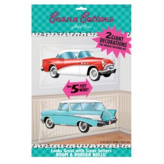 Classic Cars Scene Setters Party Supplies Fancy Dress