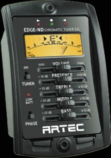 ARTEC EDGE ND ACOUSTIC GUITAR PREAMP PICKUP KIT WITH ONBOARD TUNER 