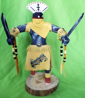 Navajo Apache Crown Kachina Doll 12 5 Tall Hand Crafted Native 