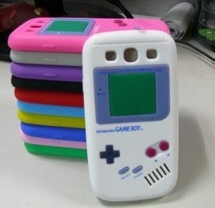 I9300 samsung galaxy S3 silica gel cell phone cases Game boy white
