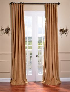 old gold vintage cotton velvet curtains drapes luxurious affordable 