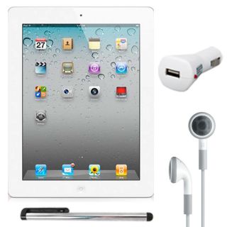 Apple iPad 2 16 GB Wi Fi White Tablet Computer iPad2 16GB Latest Model 