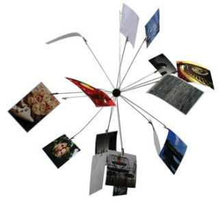   Photo Clip Picture Hanging Mobile Wire Frame Kikkerland