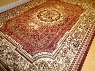 8x10 Red Tabriz Persian Design Rugs Oriental Rug Large Size Carpet 
