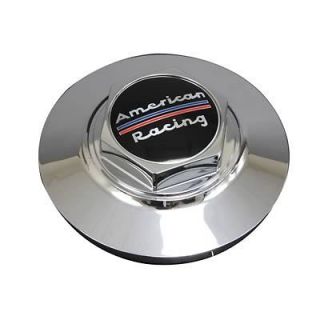 American Racing Center Cap Snap On Flat Chrome Plastic 3790200 ARE 