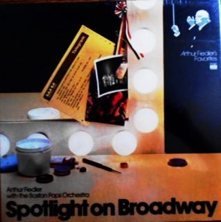 ARTHUR FIEDLER 3 SEALED LP BOXED SET Spotlight On Broadway 1970s Time 