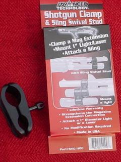ATI Shotgun Magazine Clamp 1 Laser Light Sling Swivel