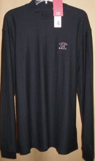 Cutter and Buck Tour Long Sleeve Atwell Mock Neck LG Black