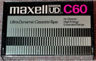 Maxell UD C 60 Blank Audio Cassette Tape