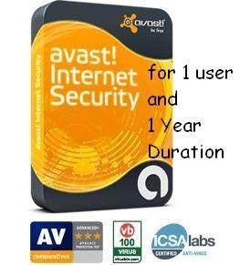 Avast Internet Security 7 2012 Antivirus New Latest 1 User 1 Year 