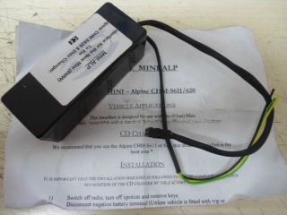   for BMW Mini to Alpine CHM S620 6 Disc Changer ISO Lead #R339