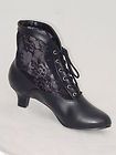 Victorian Gothic Old West style granny boots 6 12