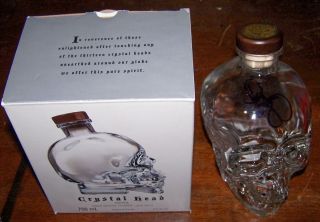 Signed Dan Aykroyd Crystal Head Vodka 750 ml Empty
