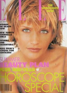 Elle(British Edition) 1995 July,Helena Christensen,Horoscope Special