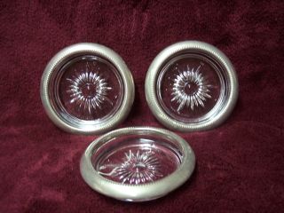 vintage glass starburst coasters made in italy  4 00 buy 