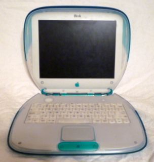 Apple iBook G3 M2453 Clamshell 12 1 Laptop 300MHz 32MB 3GB CD Rom