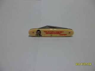 andy taylor andy griffith show novelty knife 