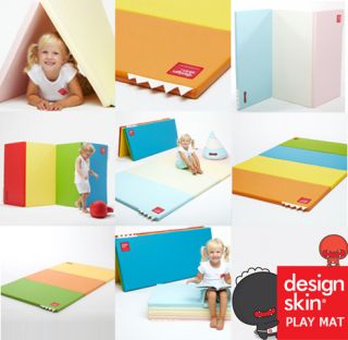 Design Skin Play Mat Baby Safety Gym Mattress Candy 4 Stage Folding 