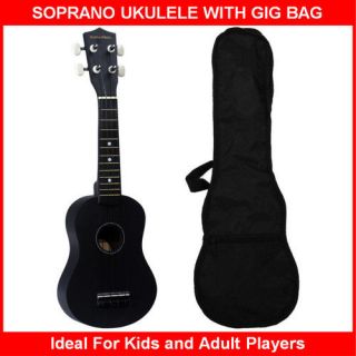 ukulele soprano by stretton payne black kids adults from united