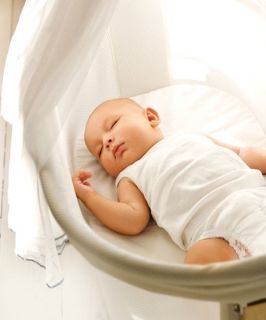 babybjorn rocking crib cradle white new lightweight design allows for 
