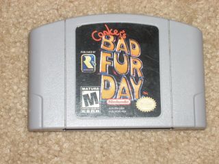 Conkers Bad Fur Day N64 Nintendo 64 Game