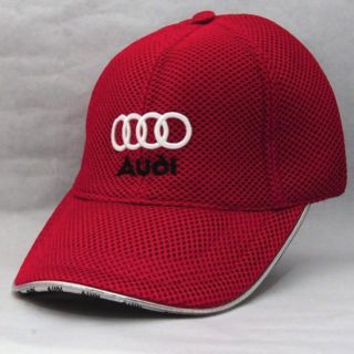  New Audi Black Red White Mesh Cap Hat A4 A5 A6 TT S3 S4 S6 R8 Q5 Q3 