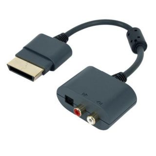 rca optical audio adapter cable for Xbox 360 / slim Video TV Plasma 