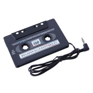 New Car Audio Cassette Tape Adapter Transmitters for MP3 CD Black