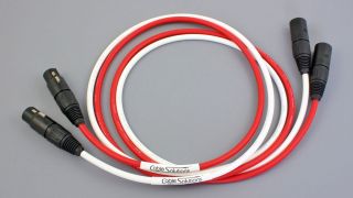 Canare Balanced XLR Audio Interconnect Cables 1M White Red Stereo Pair 
