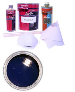 Midnight Blue Acrylic Enamel Auto Paint Kit