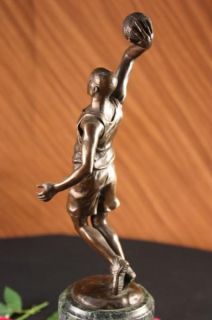 Original Michael Jordan Tribute Bronze Sculpture Statue Figurine Art 