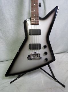 Gibson Mint Used Explorer Bass Guitar Silverburst with Chrome Hardware 
