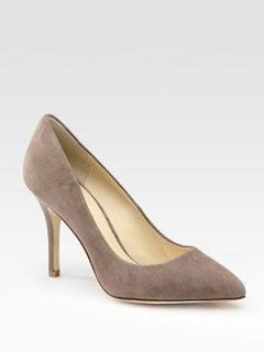 NEW B BRIAN ATWOOD KOLETTE SUEDE POINT TOE PUMPS SZ 7.5 $300