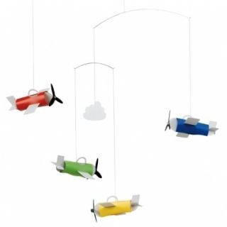 Flensted Aeromobile Airplane Hanging Baby Mobile
