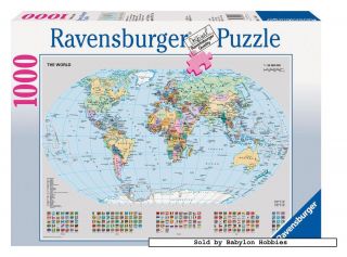 picture 2 of Ravensburger 1000 pieces jigsaw puzzle Political World 