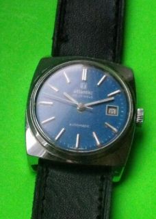 Vintage Atlantic 25J Lady s Auto Swiss Wrist Watch