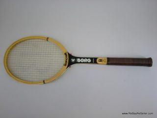 Bancroft Bjorn Borg Personal 4 1 2 Tennis Racquet Wood
