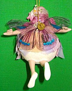 Fairy Piggy Bank Ornament Katherines Collection Retired Free Shipping
