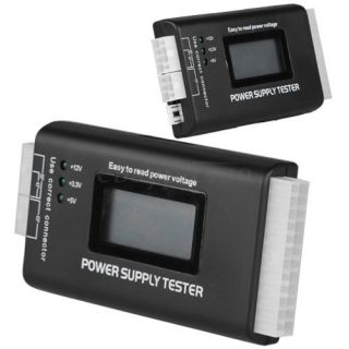 PC Computer Power Supply Tester 20 24 Pin ATX SATA Ate HDD