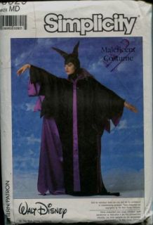 New Simplicity 8329 Maleficent Costume Pattern Snow White Queen Misses 