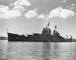 USS Baltimore CA 68 Mediterranean Deployment Cruise Book Year Log 