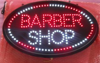 BRAND NEW BARBER SHOP LED SIGN FOR YOUR BUSINESS, SUPER BRIGHT NOT 