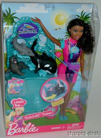 New Barbie I Can Be A Sea World Trainer African American Shamu Dolphin 