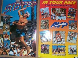1994 Pro Beach Volleyball Posters 2 Different